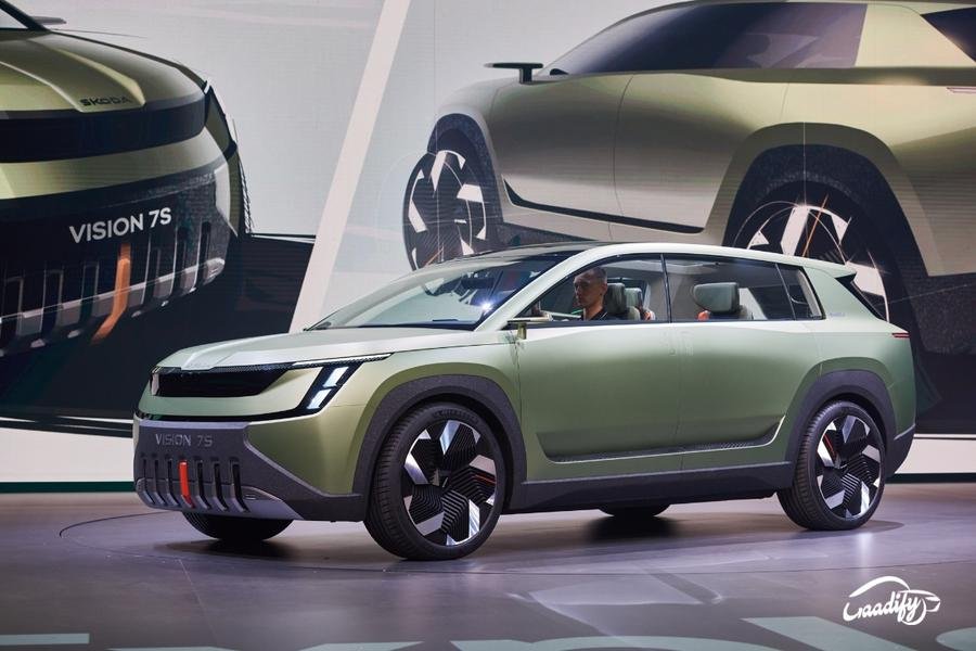 Skoda VISION 7S electric concept car 