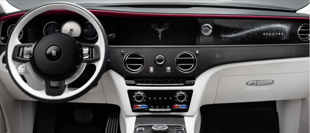 Rolls-Royce Spectre cabin and features