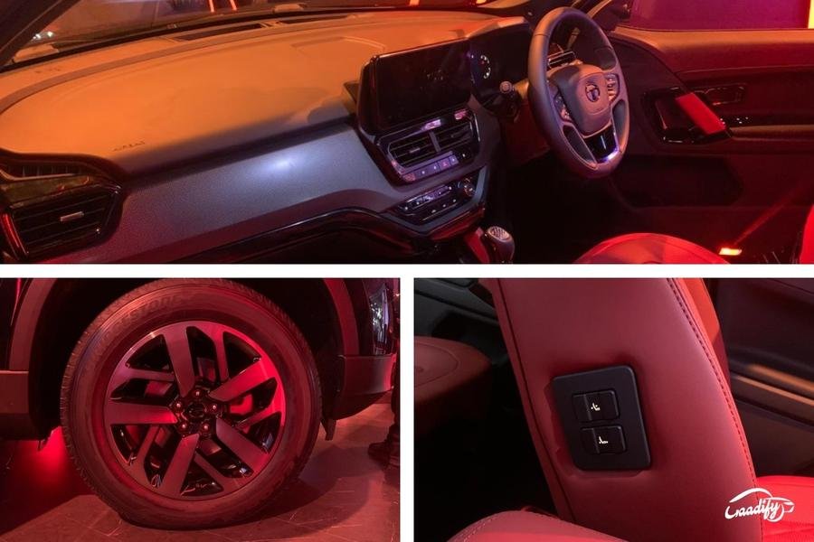 Tata Harroer , Safari Red Black Edition interior
