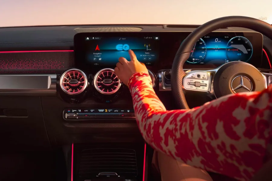 mercedes benz eqb 350 interior and features
