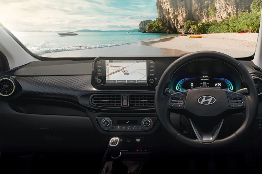 Hyundai Exter interior and features