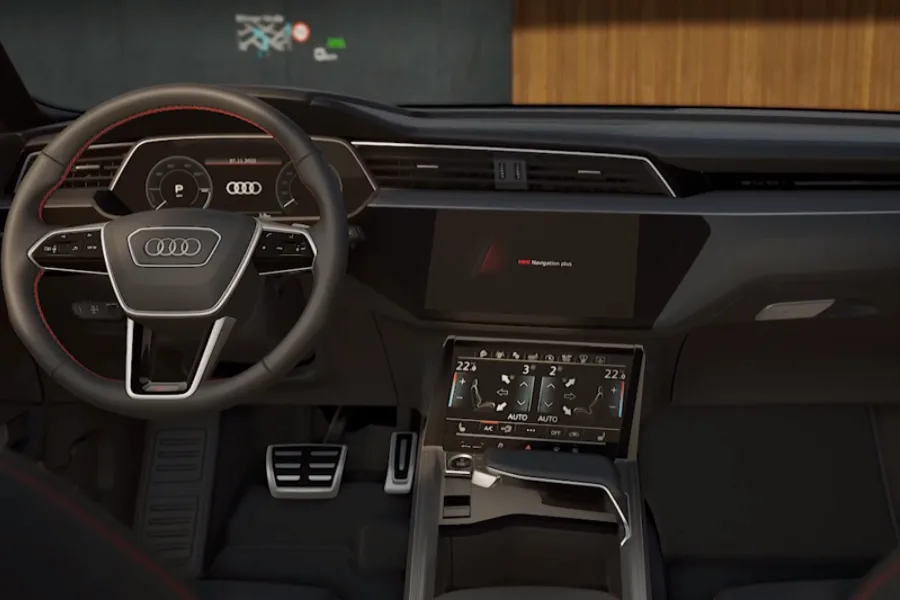 audi q8 e-tron interior