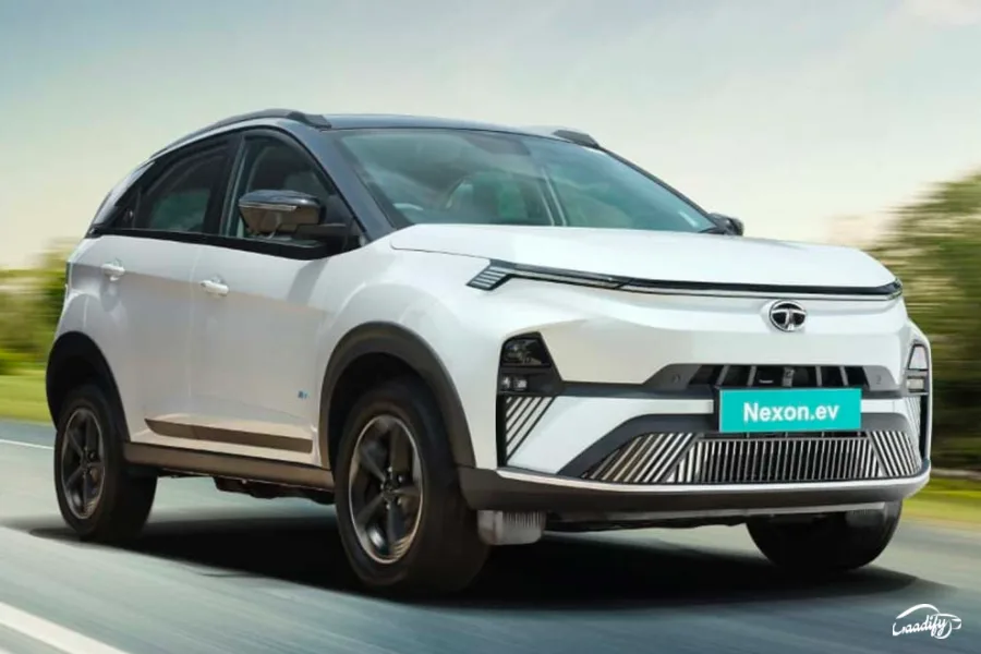 Tata Nexon.ev colours and range