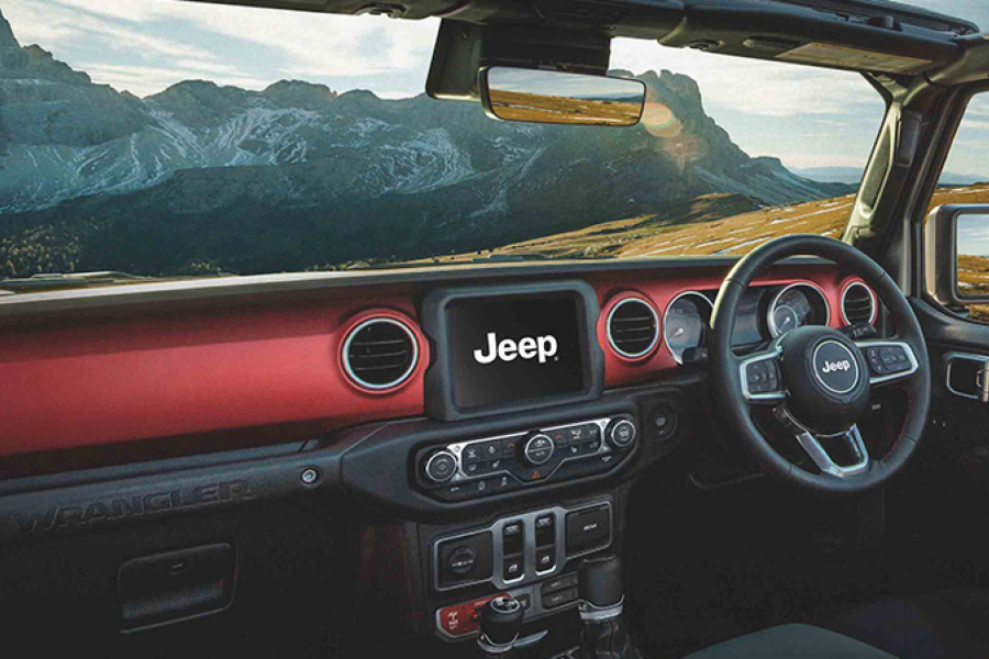 jeep wrangler interior and features