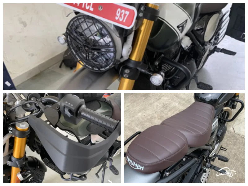 Triumph Scrambler 400X features