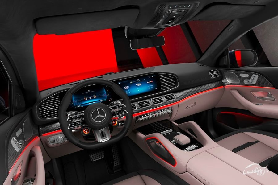 2024 Mercedes AMG GLE 53 Coupe interior 