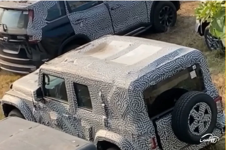 Mahindra Thar 5-door with panoramic sunroof