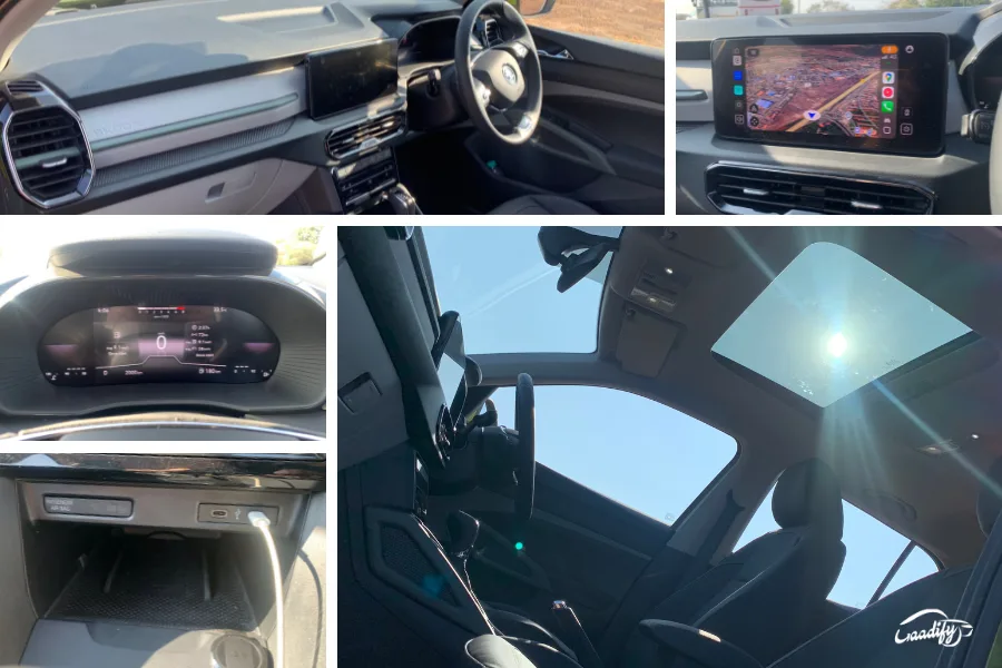 Skoda Kylaq interior and features