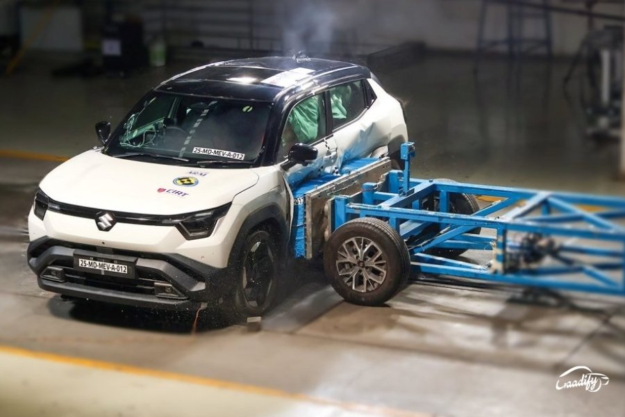 Maruti e Vitara crash test rating 