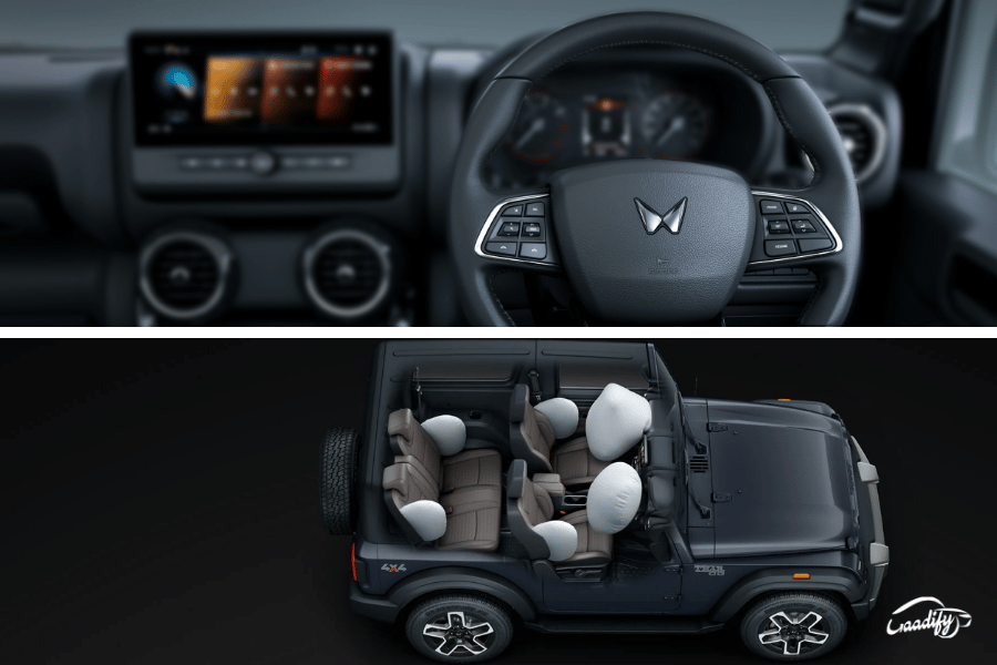 Mahindra Thar ZXT interior and features