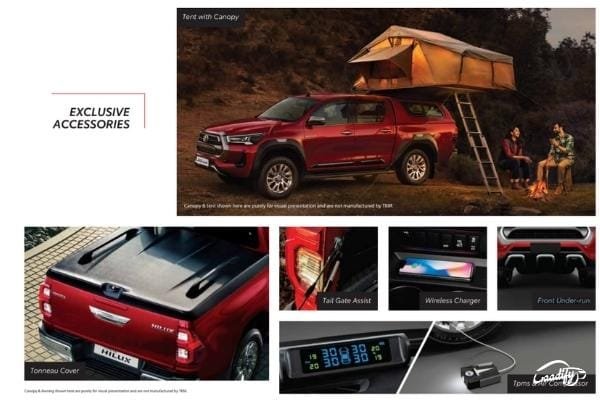 Toyota Hilux Accessories List Revealed