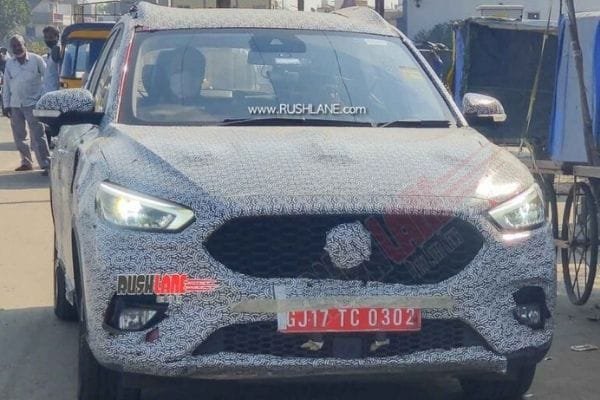 2022 MG ZS EV spied testing