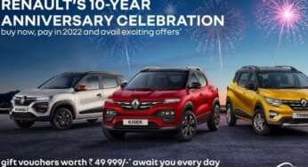 Festive Offers Of Up To Rs 2.4 Lakh On Renault Cars Till October End