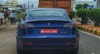 Tesla Model 3 Spied Testing In India; Launch Expected By Year End
