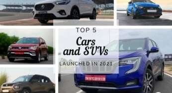 Top 5 Cars And SUVs Launched In 2021