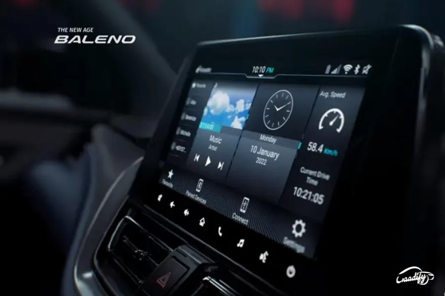 Maruti Suzuki Baleno Facelift interior