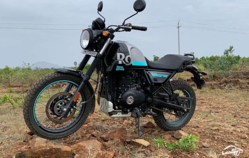 Royal Enfield Scram 411 ground clearance