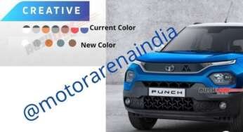 Tata Punch Creative Variant To Get New Monotone Colour Options
