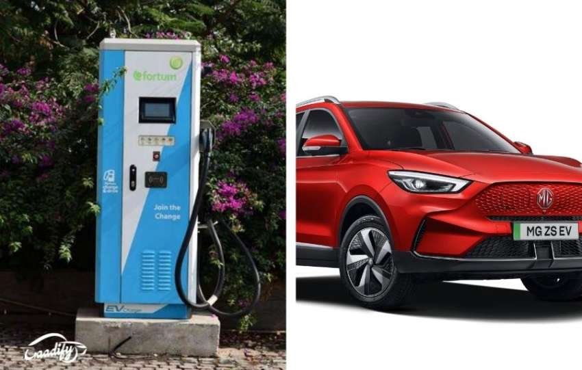 mg zs ev charging cost