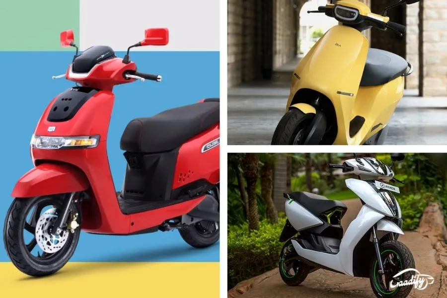 2022 TVS iQube Vs Ola S1 Pro Vs Ather 450X
