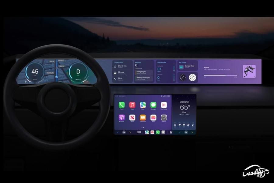 new Apple Carplay in iOS 16