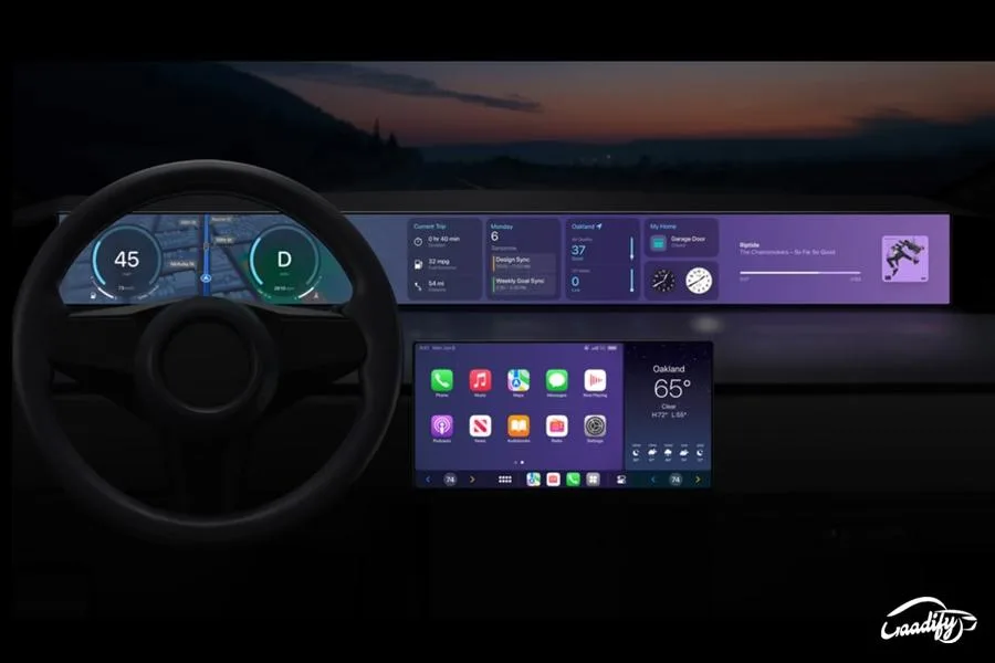 new Apple Carplay in iOS 16
