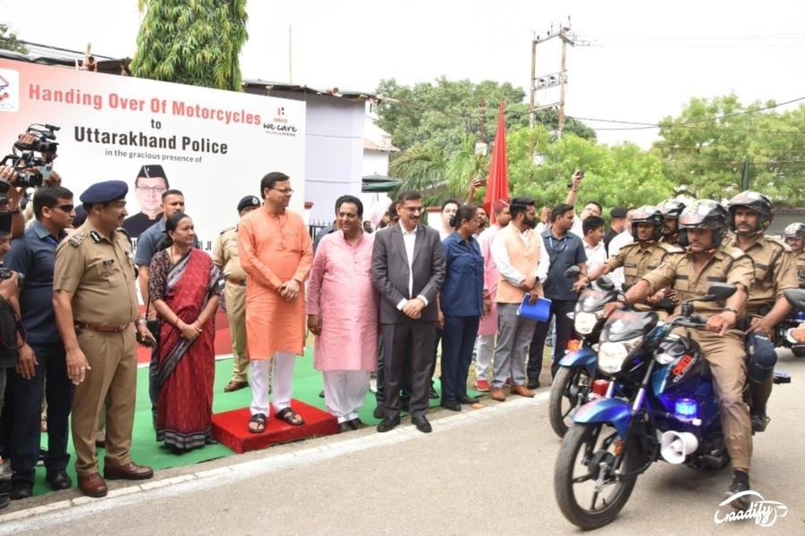 Uttarakhand Police Motorcycle