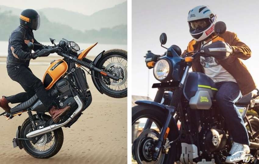 Royal Enfield Scram 411 Vs Yezdi Scrambler