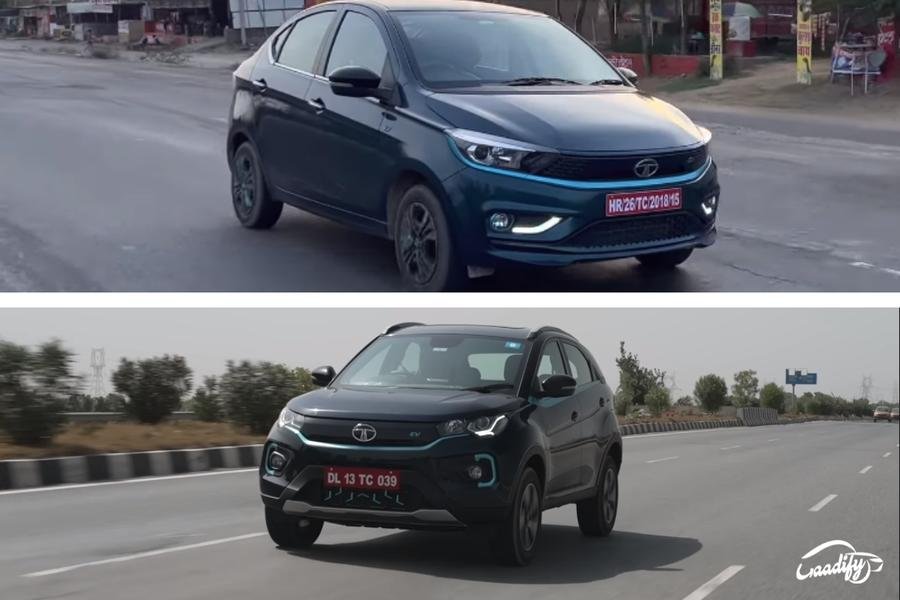 Tata Tigor EV and Nexon EV price list