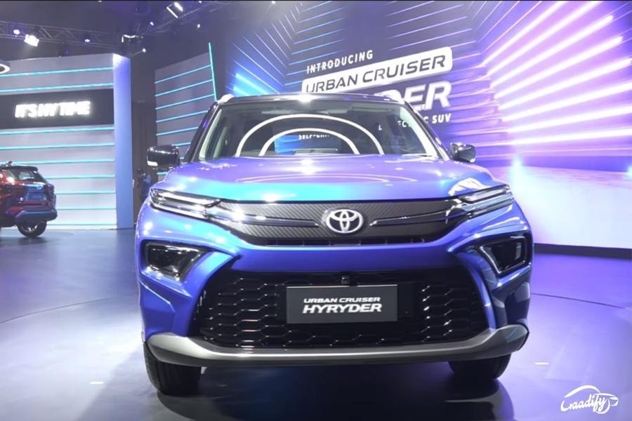 New Toyota Urban Cruiser Hyryder Hybrid SUV Revealed