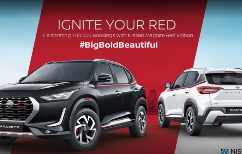 Nissan Magnite Red Edition bookings