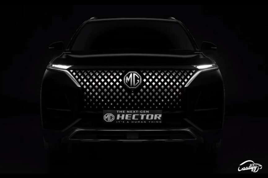 2022 New MG Hector Interior Revealed; Check Out The Images