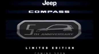 Jeep Compass 5th Anniversary Limited Edition Teased; Lauch Soon
