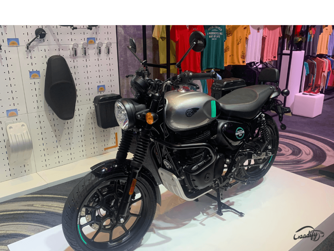 Royal Enfield Hunter 350 Accessories Detailed GaadiFy