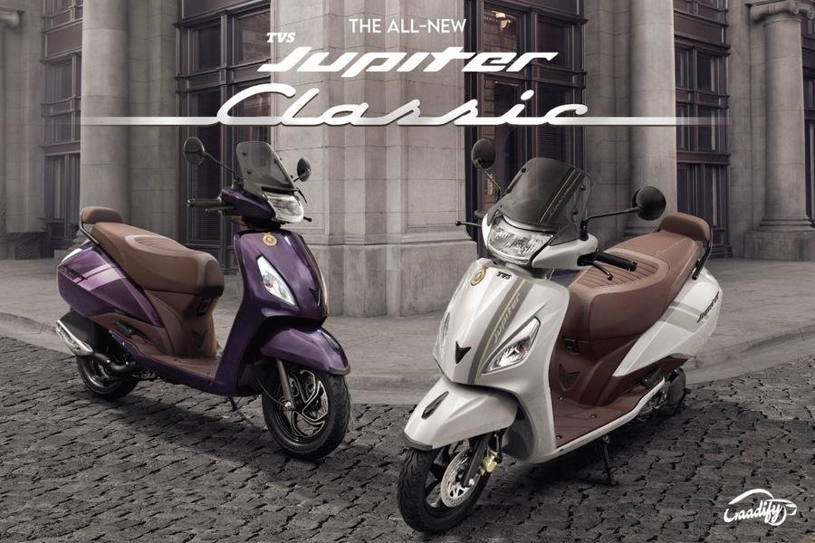 2022 New TVS Jupiter Classic new colors