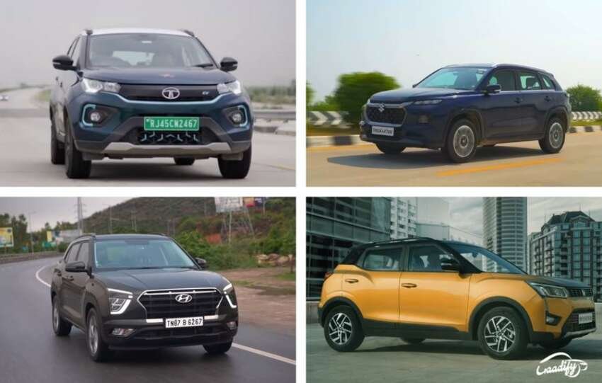 Top 10 selling SUVs in India