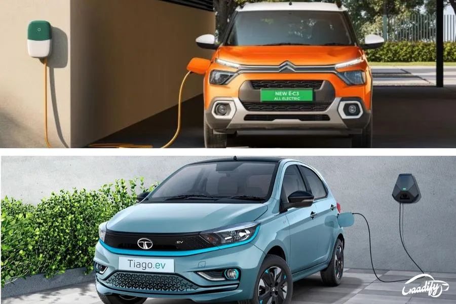 Citroen eC3 vs Tata Tiago EV