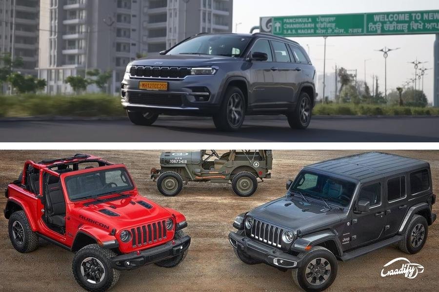 Jeep Meridian and wrangler prices