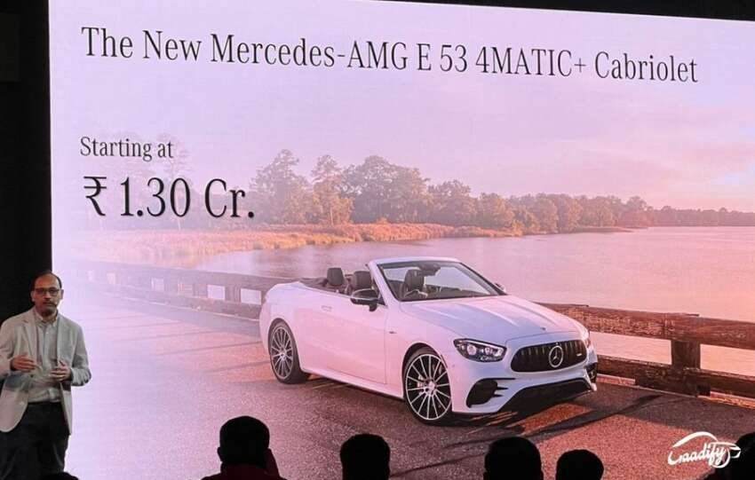 Mercedes AMG E53 Cabriolet Price in India