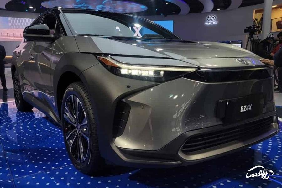 Toyota Showcases bZ4X Electric SUV At Auto Expo 2023