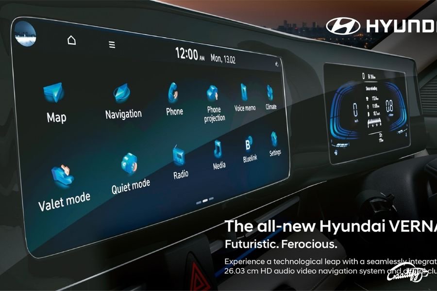 new hyundai verna 2023 interior