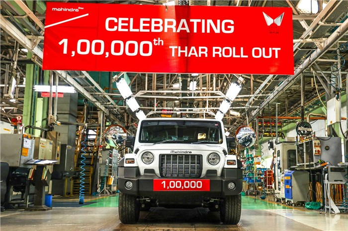 Mahindra Thar Production milestone