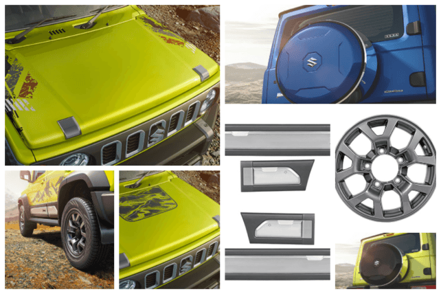Maruti Suzuki Jimny Accessories Revealed With Prices - GaadiFy
