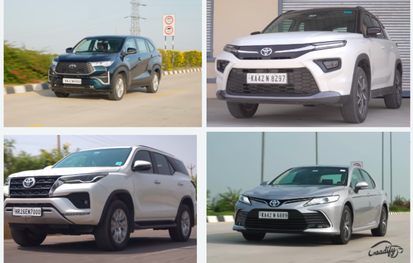 toyota cars in india 2023