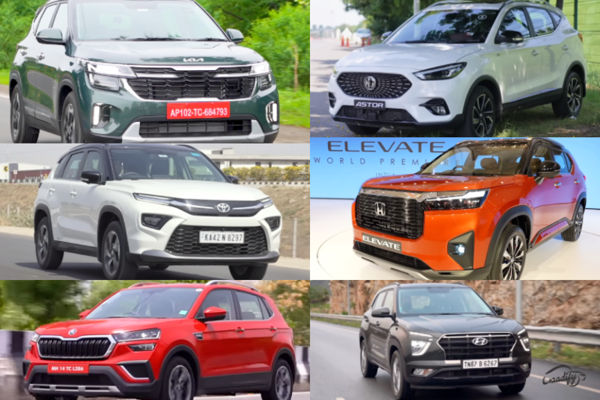 2023 Kia Seltos Vs Honda Elevate Vs Other Rivals: Mileage Comparison