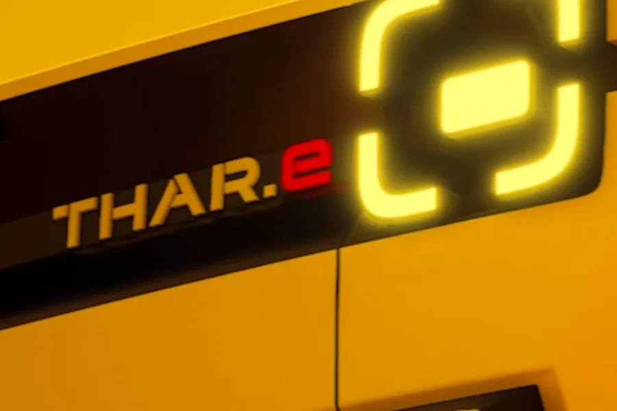 mahindra thar electric EV concept