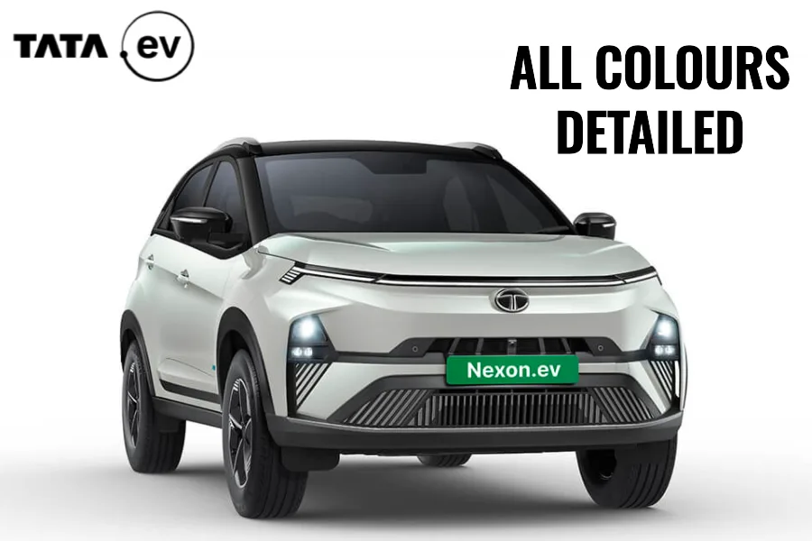 tata nexon ev colours 2023
