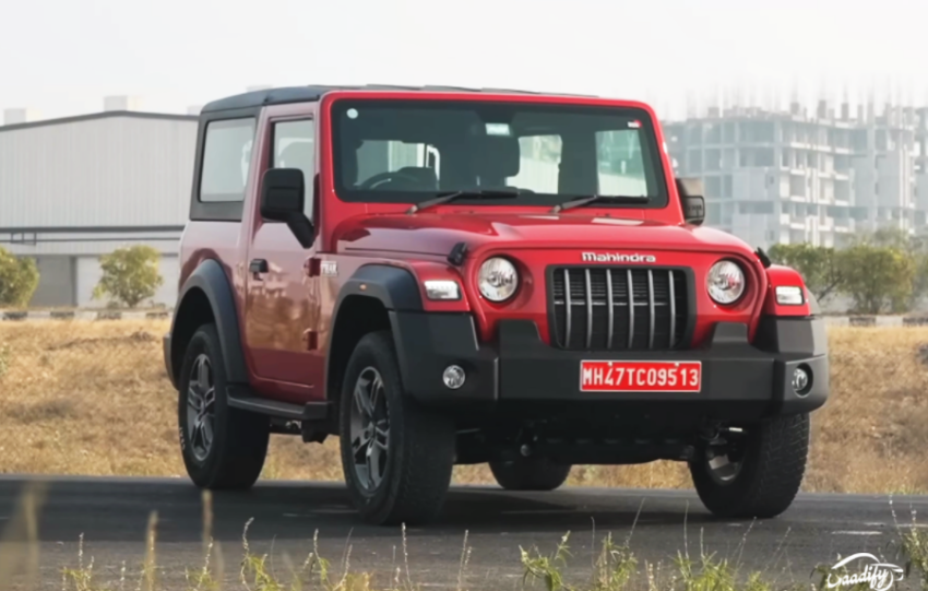 Mahindra Thar 4x2 diesel waiting period and price