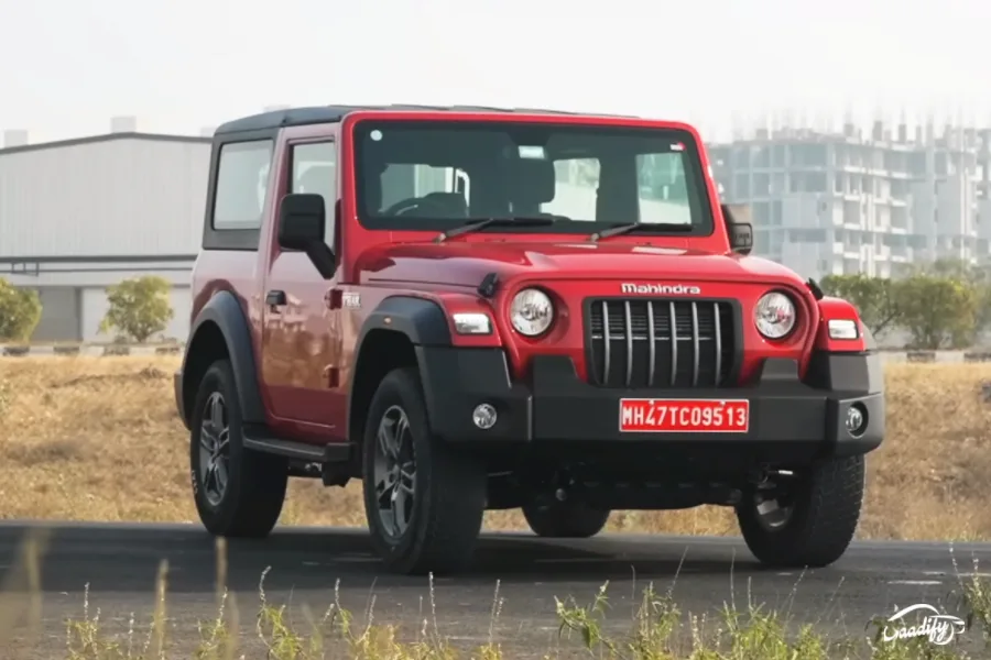 Mahindra Thar 4x2 diesel waiting period and price