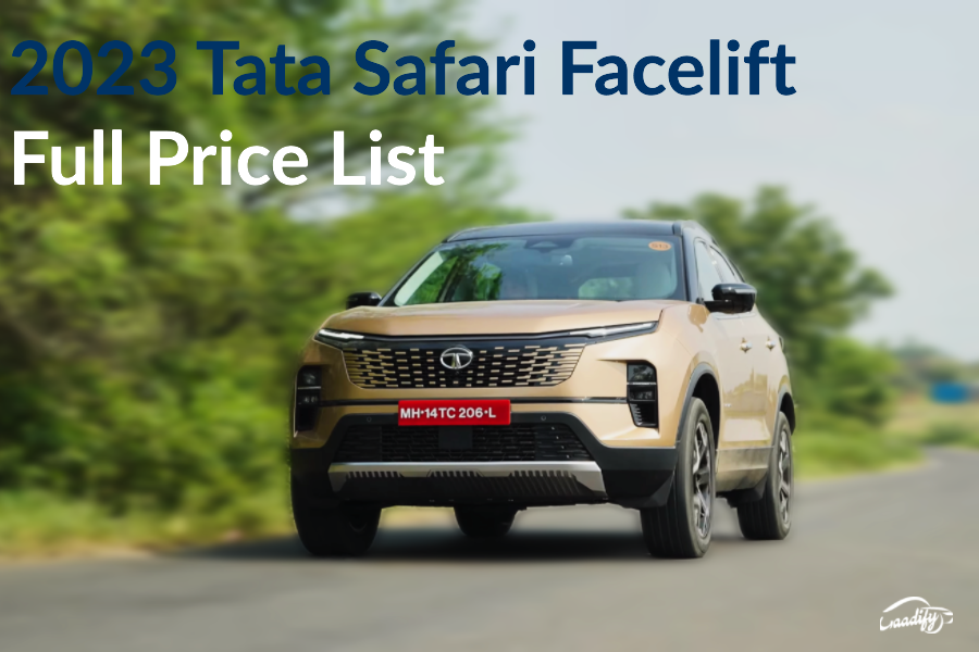 tata safari 2023 price in kerala